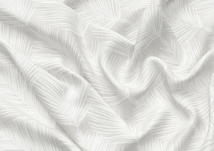Gentle Palm, Warm Grey - Motorised Roman Blind - Image 4
